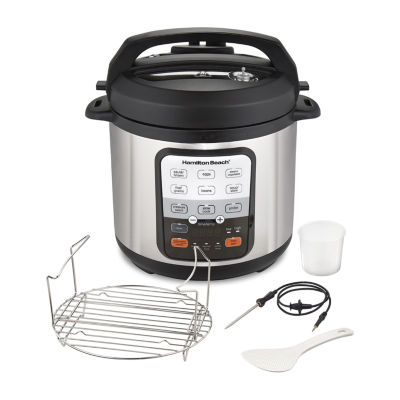 Hamilton Beach Precision 6 Qt Pressure Cooker with Temperature Probe