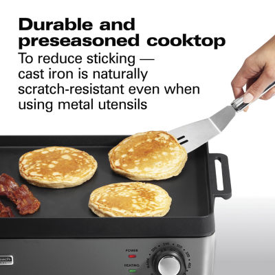 Hamilton Beach Cast Iron Electric Griddle