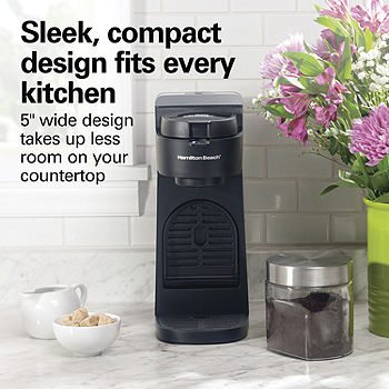 Hamilton Beach The Scoop Single Serve Coffee Maker with Removable  Reservoir, Color: Black - JCPenney