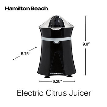 Hamilton Beach Electric Citrus Juicer with Salad Dressing Mixer 66333,  Color: Black - JCPenney