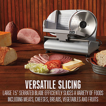 Electric Meat Slicer Commercial Household Bread Fruits Vegetables Luncheon  Meat