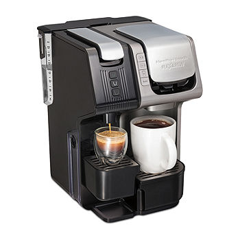 Hamilton Beach FlexBrew Universal 1-Cup Black Drip Single Serve Coffee Maker