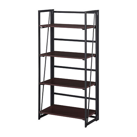 Xtra 4-Shelf Bookshelf, One Size, Brown