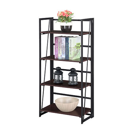 Xtra 4-Shelf Bookshelf, One Size, Brown