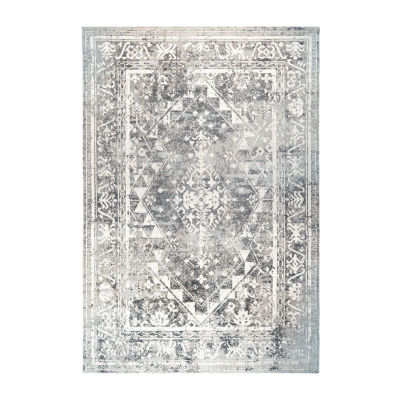 Nicole Miller Patio Sofia Ivy Border Loomed Rectangular Outdoor Area Rug
