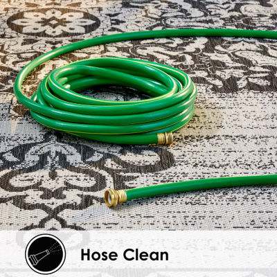 Nicole Miller Patio Country Azalea Medallion Loomed Rectangular Outdoor Area Rug