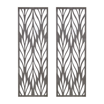 Madison Park Florian Carved Panel Décor 2-pc. Wall Art Set