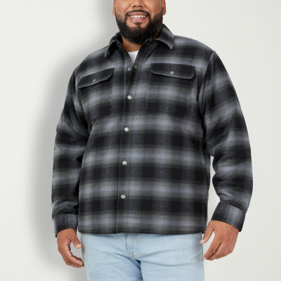 Free Country Mens Big and Tall Midweight Shirt Jacket