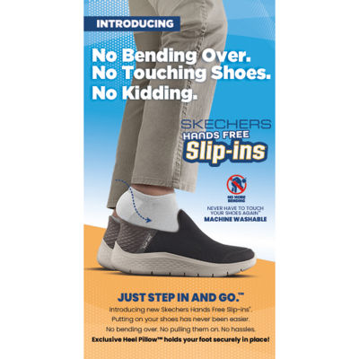 Skechers Mens Summits Hands Free Slip-Ins Slip-On Walking Shoes