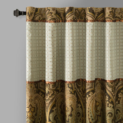 Madison Park Canovia Springs Rod Pocket Back Tab Light-Filtering Single Curtain Panel