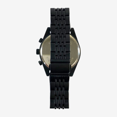 Geneva Geneva Mens Black Bracelet Watch Mac8146jc