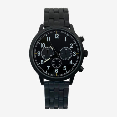 Geneva Geneva Mens Black Bracelet Watch Mac7120jc