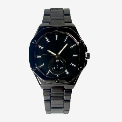 Geneva Geneva Mens Black Bracelet Watch Mac7124jc