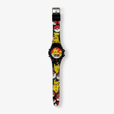 Pokemon Unisex Automatic Black Strap Watch Pok4323jc CoolSprings