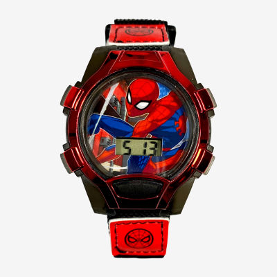 Spiderman Unisex Automatic Red Strap Watch Spd4965jc