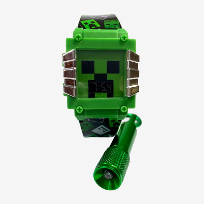 Minecraft Unisex Automatic Green Strap Watch Min40115jc