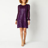 Purple dresses best sale at jcpenney