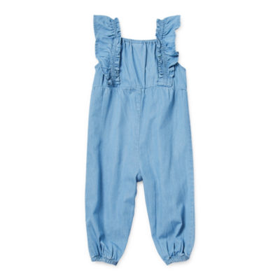 Okie Dokie Baby Girls Sleeveless Jumpsuit