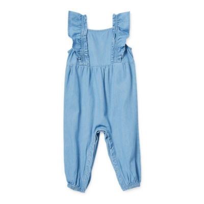 Okie Dokie Baby Girls Sleeveless Jumpsuit