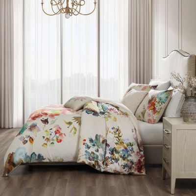 Bebejan Antique Flowers 5-pc. Midweight Reversible Comforter Set