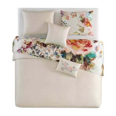 Bebejan Antique Flowers 5-pc. Midweight Reversible Comforter Set