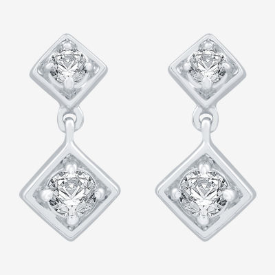 Ever Star (G / SI1-SI2) 1/ CT.T.W. Lab-Grown Diamond Sterling SIlver Round Stud Earrings