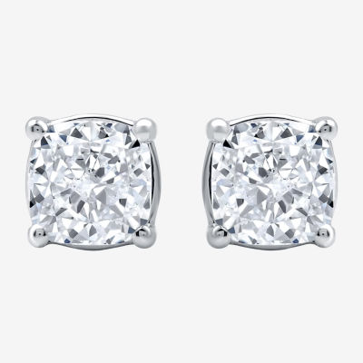 2ct. tw. Solitaire 14k Gold Studs  Lab Grown Diamonds – Lightbox Jewelry