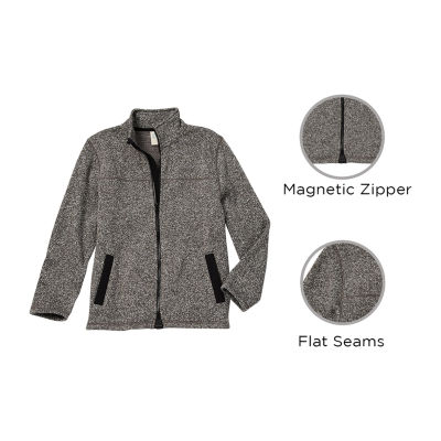 Thereabouts Little & Big Boys Fleece Adaptive Easy-on + Easy-off Midweight Jacket