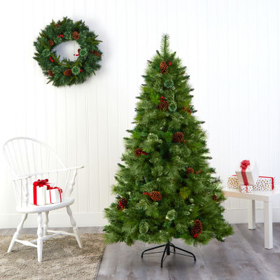 Nearly Natural Montana Mixed Faux Pine Christmas Tree