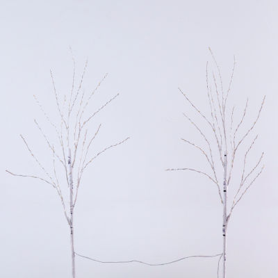 Nearly Natural 2.5' Faux Birch 2-pc. Decorative Branch