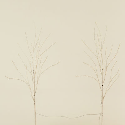 Nearly Natural 2.5' Faux Birch 2-pc. Decorative Branch