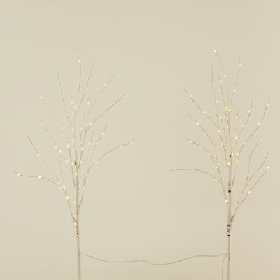 Nearly Natural 2.5' Faux Birch 2-pc. Decorative Branch