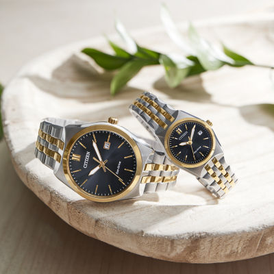 Citizen Corso Womens Two Tone Stainless Steel Bracelet Watch Ew2299-50e