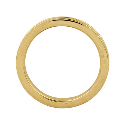 Personally Stackable 18K Yellow Gold Over Sterling Silver Step-Down Ring