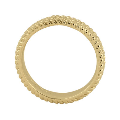 Personally Stackable 18K Yellow Gold Over Sterling Silver Ring