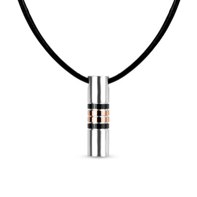 Mens Stainless Steel Pendant Necklace JCPenney