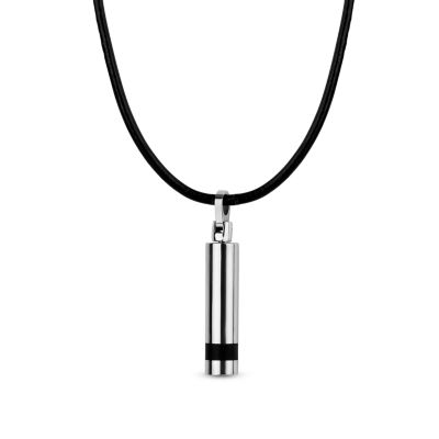 Mens Stainless Steel Pendant Necklace