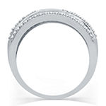 1/2 CT. T.W. Mined White Diamond Sterling Silver Band