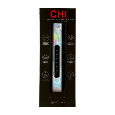 CHI Tie Dye Ceramic Hairstyling Iron 1" Flat Iron