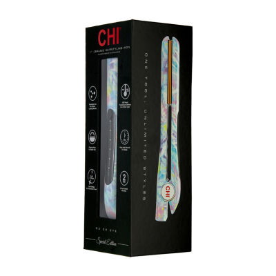 CHI Tie Dye Ceramic Hairstyling Iron 1" Flat Iron