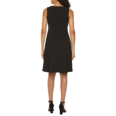 Alyx Womens Sleeveless Fit + Flare Dress