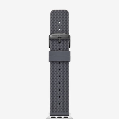 Skechers Apple Watch Compatible Mens Gray Watch Band Srs1001