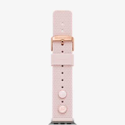 Skechers Apple Watch Compatible Unisex Adult Pink Watch Band Srs6005