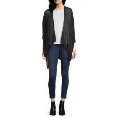 a.n.a Open Knit Ruana Wrap JCPenney