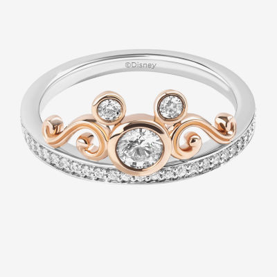 Disney Jewels Collection Womens Diamond Accent Natural White Diamond ...