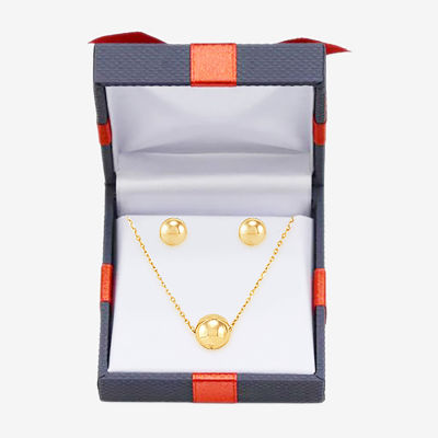 10K Gold Round 2-pc. Jewelry Set