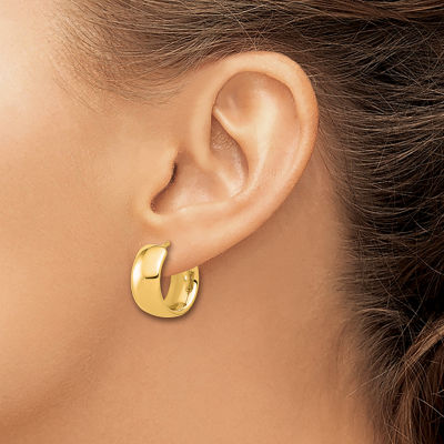 18K Gold 20mm Hoop Earrings