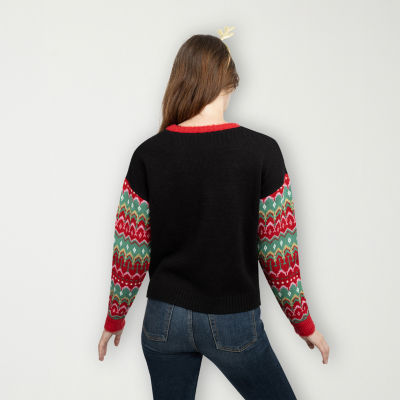 Jollidays Womens Crew Neck Long Sleeve Pullover Sweater