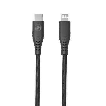 Circuit City 6ft. USB-C Lightning Charging Cable, One Size, Black