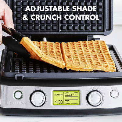 Greenpan Elite 4-Square Ceramic Non-Stick Waffle Maker